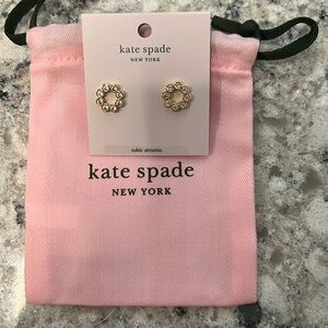 Kate spade gold full circle earrings